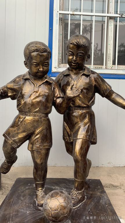 足球人物铜雕 (42)