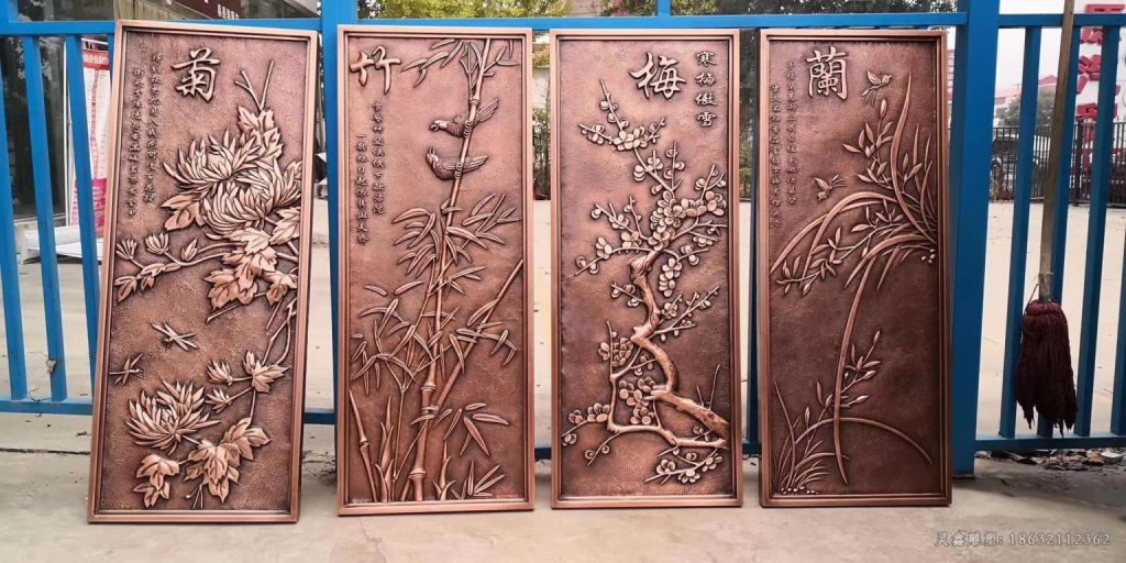 浮雕壁画景观铜雕