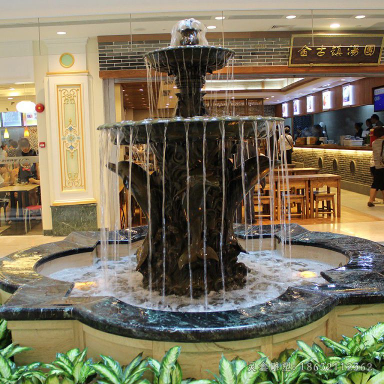 喷泉景观商场景观铜雕