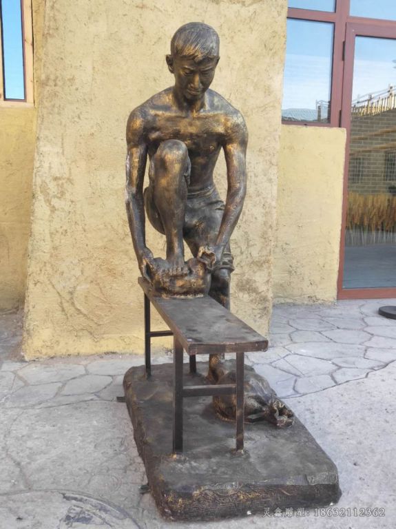 民俗文化人物景观铜雕
