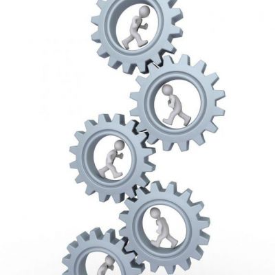 不锈钢齿轮城市雕塑