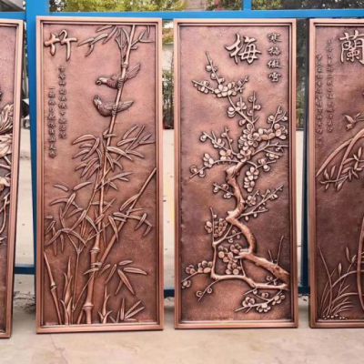 浮雕壁画景观铜雕