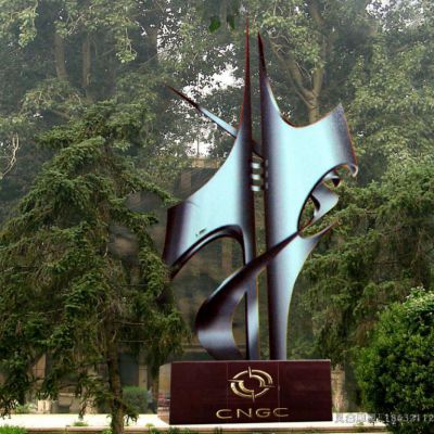 不锈钢景观镜面雕塑