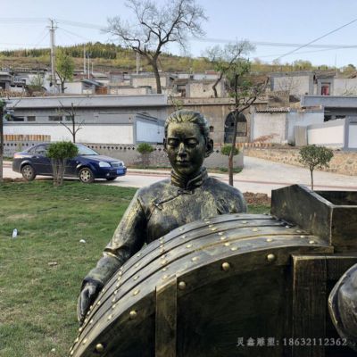 民俗文化人物铜雕