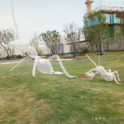 不锈钢蚂蚁标志雕塑