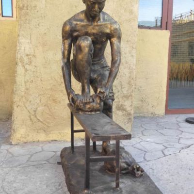 民俗文化人物景观铜雕