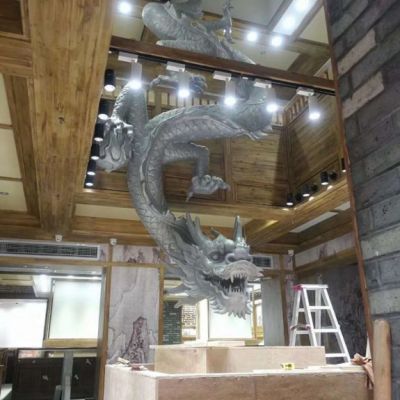 神兽龙景观铜雕