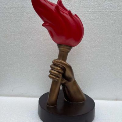 火炬公园景观铜雕